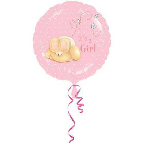 Its a Girl Forever Friends Foil Balloon (Unfilled)